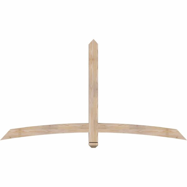 Ekena Millwork Bellingham Smooth Timber Gable Bracket, Douglas Fir, 72"W x 39"H x 3 1/2"D x 3 1/2"F, 13/12 Pitch GBW072X39X0404BEL00SDF - main